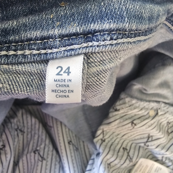 Seven7 Jeans Size 24‎ Stars and Seven Back Pocket Straight Leg High Rise - Picture 16 of 17